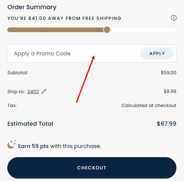 “How to apply a Company Store promo code”